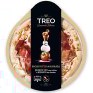 Treo Pizza prosciutto e burrata 430g