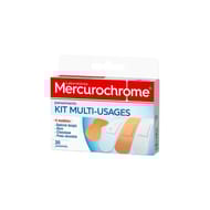 Mercurochrome pansements kit multi-usages x20