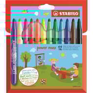 Stabilo pochette de 12 feutres power max