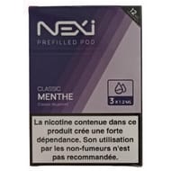Lot 3 pods preremplis Classic Menthe 12mg Nexi One - Aspire