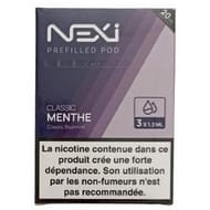 Lot 3 pods preremplis Classic Menthe 20mg Nexi One - Aspire