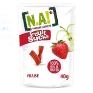 N.A! fruit stick fraise doypack de 40g