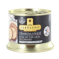 Jean larnaudie bloc de foie gras de canard france "l'emblematique" a l'armagnac