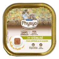 Physyo terrines chat stérilisé au poulet 100g