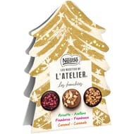 Nestlé recettes de l'atelier les bouchées boite sapin lait noir 163g