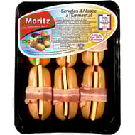 Cervelas alsacien x6 660g Moritz