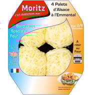 Palets d'Alsace à l'emmental 4x110g Moritz