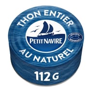 Petit navire thon naturel démarche responsable 112g