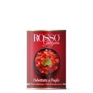 Rosso Gargano Tomates en dés des POuilles 400g