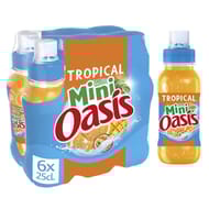 Oasis push pull tropical  6 x 25cl