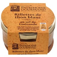 Patrimoine gourmand Vd82 rillettes de thon blanc au sel de guerande 125g