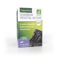 Naturland charbon vegetal active bio vegecaps x 60