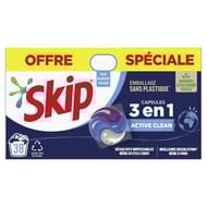 Skip caps active clean offre spéciale 38 lavages 0.8018kg