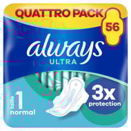 Always ultra serviettes hygeniques normal plus x56