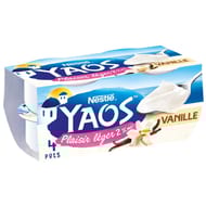 Yaos plaisir léger vanille 4x125g