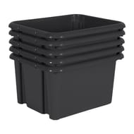 Eda promobox gris anthracite issue de matière recyclée 30l lot de 5