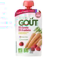 Good gout bio gourde carotte framboise 120g