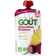 Good gout bio gourde poire betterave 120g