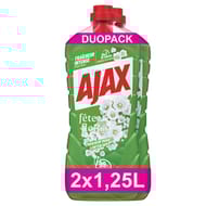 Ajax nettoyant ménager fête des fleurs air frais muguet 2x1.25l
