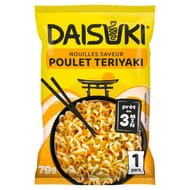 Daisuki nouilles instantanées saveur poulet teriyaki x1 - 79g
