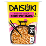 Daisuki nouilles instantanées saveur curry piri kara x1 - 61g