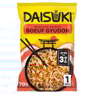 Daisuki nouilles instantanées saveur boeuf gyudon x1 -79g