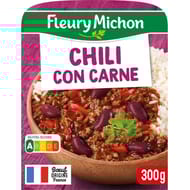 Fleury michon chili con carne et riz blanc 300g