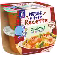 Nestlé P'tite Recette Couscous dès 8 mois 2x200g