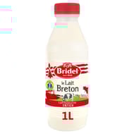Bridel lait pasteurisé entier 1l