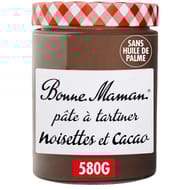 Bonne maman pâte à tartiner noisettes cacao 580g