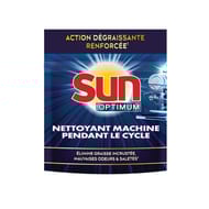 Sun optimum nettoyant machine pendant le cycle x4 doses