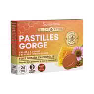 Santarome pastilles gorges x24