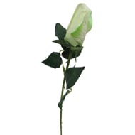 Rose bouton velours artificielle verte