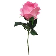 Rose ouverte artificielle rose