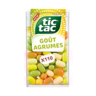 Tic tac bonbons pastilles agrumes x110-54g