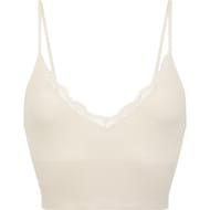 Crop top dos dentelle ligne Lingerie Le Bourget D54 BLANC NACRE T5-6