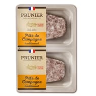 Prunier pâté de campagne traditionnel barquette sécable 2x50g