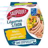 Saupiquet stalade mais et thon msc 160g