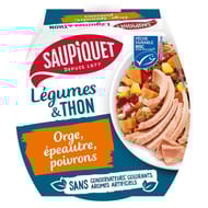 Saupiquet salade orge et thon msc 160g