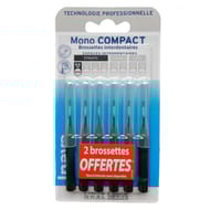 Inava brossettes noir mono compact x6