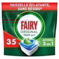 Fairy tout en 1 vaisselle automatique original x 35 capsules