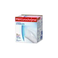 Mercurochrome compresses stériles 20cmx20cm x30