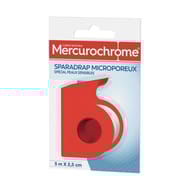 Mercurochrome sparadrap microporeux 5m x 2,5cm