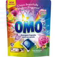 Omo pods lessive capsules fresh rose blossom x42