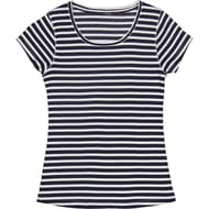 Tee shirt manches courtes femme ECRU/BORDEAUX T38\40