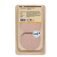 Mousse pur de canard  2 médaillons barquette 140g