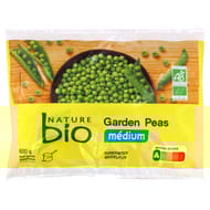 Nature bio garden peas médium bio 600g