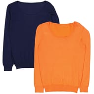 Pull manches longues femme LIGHT GREY MELANGE T50\52