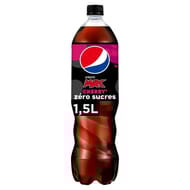 Pepsi zéro soda au cola sans sucres saveur cerise 1,5L