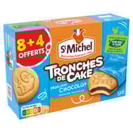 Tronche de cake moelleux format familial 8 + 4 offerts -350f